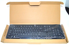 Genuine HP PS/2 Keyboard KB-1469 Slim Keyboard Wired 803180-001 Black picture