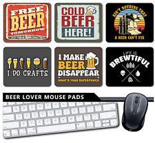 Beer Lover #2 - MOUSE PAD - Craft Beer Mousepad Brewery Ale Computer Office Gift picture