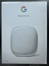 New Factory Sealed - Google Nest Wifi Pro Wi-Fi 6E Mesh Router - Snow (White) picture