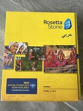 Rosetta Stone Arabic Level 1, 2, 3 Includes Key Card picture