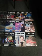 Lot/ Bundle Of 9 Online Today Magazines from 1986  picture
