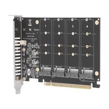 M.2 NVME SSD To PCIE X16 Adapter 4 Port High Speed 4x32Gbps Soft Card picture