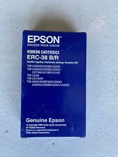 Genuine NEW Epson ERC-38 B/R Ink Ribbons,Black/ Red #C43S015376 picture