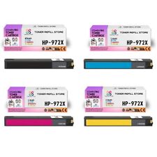 4PK TRS 972X BCMY HY Compatible for HP PageWide Pro 452dn 477dn Ink Cartridge picture