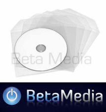 300 x Clear Plastic CD DVD BDR Sleeves - HIGH QUALITY Premium Sleeve 120 Micron picture