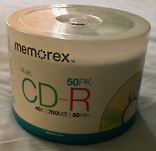 Memorex CD-R 50 Pack (40X 700MB 80min) Brand New picture