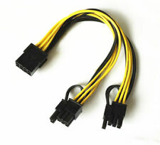 10 x PCIE 8 pin Male to Dual PCI-E 6+2 pin Female GPU Power Cable Splitter picture