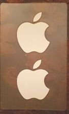 2 Authentic Small OEM Apple White Logo Sticker Decal iphone iPod iPad iMac Mac picture