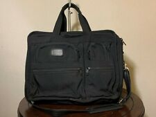 Vintage Tumi Black Ballistic Nylon Expandable Messenger Laptop Bag Case USA picture