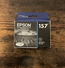 Genuine Epson 157/ T157820 Matte Black Ink exp: 04/2018 - Sealed, Damaged Box picture