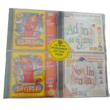 DK Interactive Learning 4 Pack CD-ROM Kindergarten 1st Grade Math Reading New picture