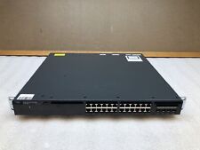 Cisco Catalyst 3650 24 PoE+ 4X1G WS-C3650-24PS-S V03 Gigabit Switch -TESTED picture