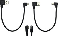 9Inch Mini USB Cable Combo Mini USB Right Angle & Left Angle Male to USB Type a  picture