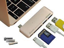 Gold GN21B 5-in-1 USB-C charging hub for MacBook Windows PC Galaxy S8 picture