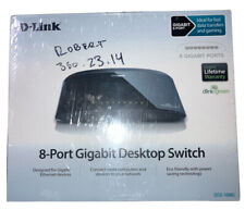D-Link DGS-1008G 8-Port Desktop Gigabit Ethernet Switch Network 10/100/1000 New picture
