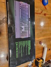 RisoPhy Mechanical Gaming Keyboard, RGB 104 Keys Ultra-Slim LED Backlit USB W... picture