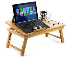 Aleratec Bamboo Tabletlaptop Stand 15inch Bed Tray Homeoffice Organizer picture