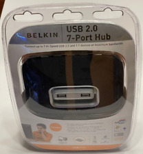 Belkin USB 2.0 7-Port Hub (F5U237v1) - High-Speed Data Transfer - Brand New picture