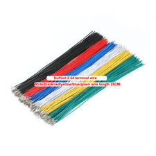 10pcs DuPont 2.54 terminal wire single head compression reed cable length 25CM picture