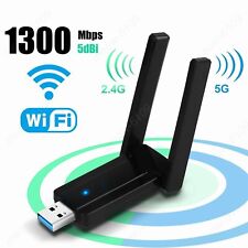 1300Mbps WiFi Adapter Antenna 2.4G/5.8G Dual Band USB3.0 for Mac/Desktop/Laptop picture