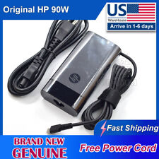 Genuine Original HP TPN-DA08 90W USB-C Power Adapter Smart Slim Laptop Charger picture