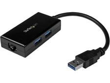STARTECH USB31000S2H USB 3.0 to Gigabit Network Adapter with Built-In 2-Port USB picture