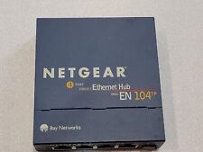 Netgear EN104TP Blue 4 Port 10 Mbps RJ-45 Ethernet Hub | No Pwr Supply picture