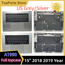 New Apple Macbook A1990 2018 2019 Keyboard Top Case Assembly Touch bar battery picture