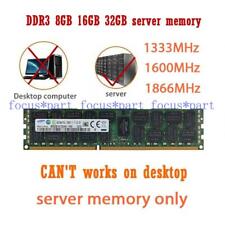 8GB 16GB 32GB 64G DDR3 1333/1600/1866 MHZ ECC REG Server Memory RAM for Dell LOT picture