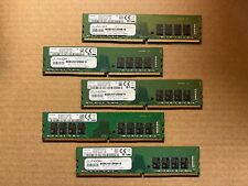 LOT OF 5 SAMSUNG 8GB 2RX8 DDR4 PC4-2133P M378A1G43EB1-CPB   E6-5(19) picture