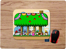 Yoshi's House Super Mario World Character Collage Custom Computer Mouse Pad Mat picture