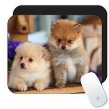 Gift Mousepad : Pomeranian Flowers Dog Pet Puppy Animal Cute picture