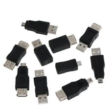 10 Pcs OTG 5 pin F/for M Mini Changer Adapter Converter USB Male to Female Micro picture