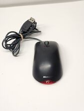 Vintage Black Microsoft Wheel Mouse Optical USB Mouse 1.1/1.1a - CLEANED TESTED picture