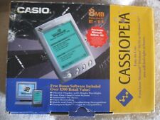 Vintage Casio Cassiopeia E-11 8mb Palm Size PC, Boxed and in NICE condition. picture