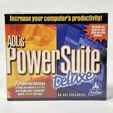 AOL's PowerSuite Deluxe ▪ America Online Windows 95 Vintage 1990s Software picture