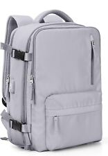 Large Travel Laptop Backpack Expandable 45L Carry On Backpack Water Resistnant picture