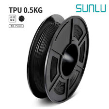 SUNLU 95A Black TPU 3D Printer Filament 1.75mm TPU 0.5KG No Bubble +/-0.03mm picture
