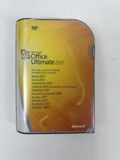 Genuine Microsoft Office Ultimate 2007 2 Disc Set w/ CD Key picture
