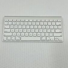 Apple Wireless Keyboard White Aluminum A1314 Bluetooth Tested Works picture