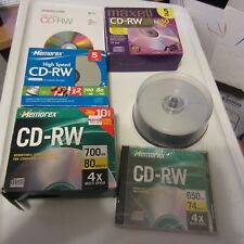 CD-RW LOT OF 40 DISCS DIFFERENT BRANDS  GREAT DEAL picture