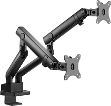 SIIG Aluminum Mechanical Dual Monitor Arm Mount - Height Adjustable Desk Mount f picture