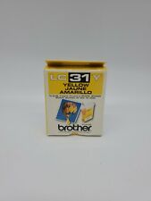 Genuine Brother LC31Y Yellow Ink Cartridge -Sealed New Old Stock- Exp picture