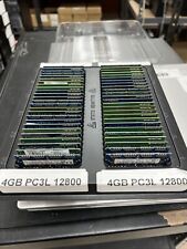 Lot of 50 4GB PC3L-12800 DDR3L Laptop Ram Sticks Mixed Manufacturer picture