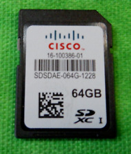 CISCO 16-100386-01 64GB SD FLASH MEMORY CARD SDSDAE-064G-1228  @DEC picture