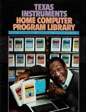 VINTAGE MINT 1982 TI HOME COMPUTER PROGRAM LIBRARY With Bill Cosby picture