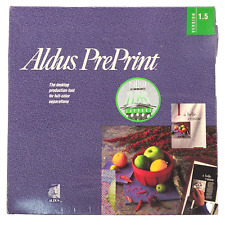 Vintage 1991 Aldus Preprint Version 1.5 Apple Macintosh Software, Sealed NOS picture