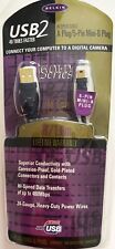 Belkin USB 2 high speed cable  24K gold series 6 ft new in package picture