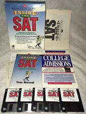 RARE Princeton Review: Inside The SAT (IBM PC, 1995) - COMPLETE, 3.5” Disks picture