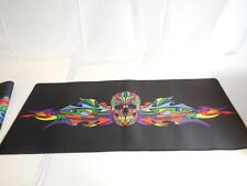 A5 Mouse Pad Colored Skull Gaming Lg Laptop Computer Keyboard Desk Mat XL 34x16 picture